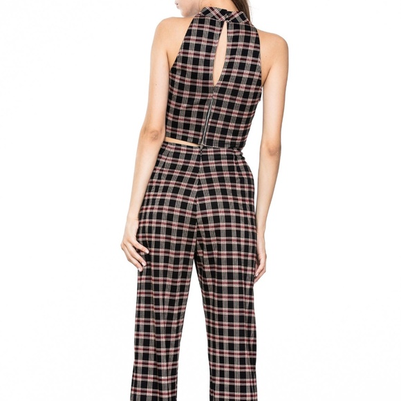 2 PIECE PLAID CHECK SLEEVELESS TOP AND LONG PANTS - Picture 8 of 8